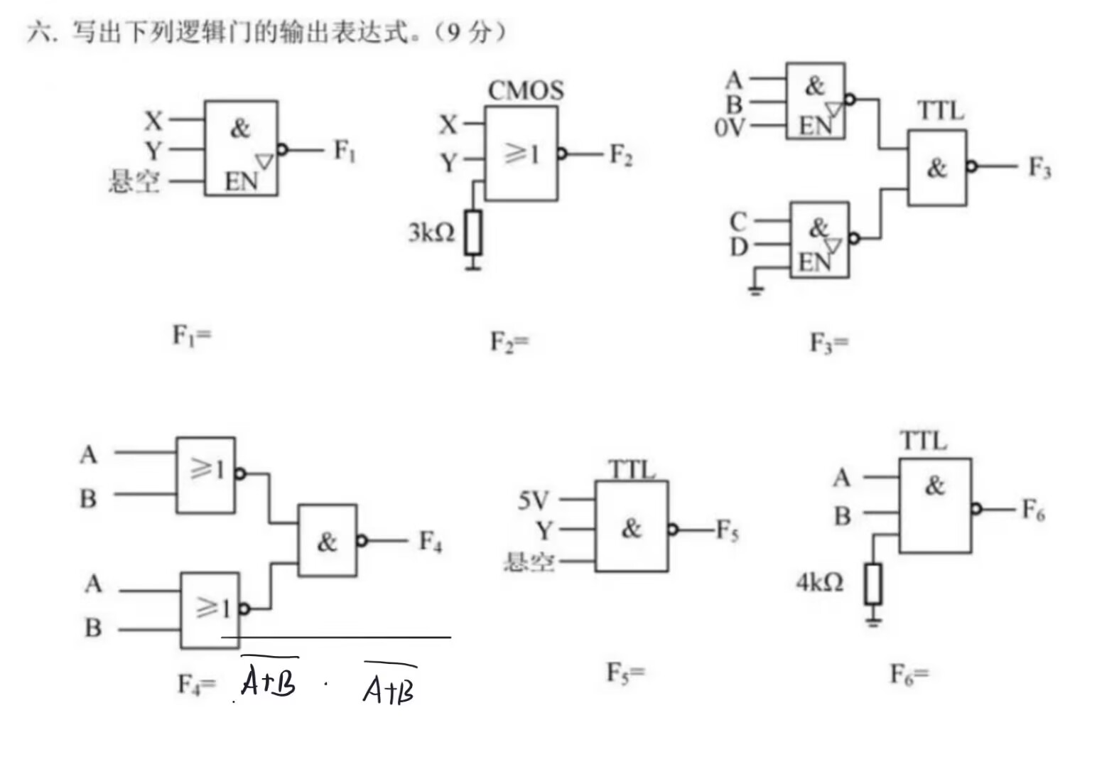 悬空和电阻相关例图